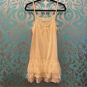 Ruffly slip dress
